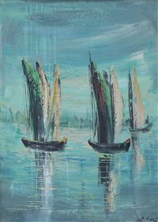 Boats by 
																	Manoucher Niazi